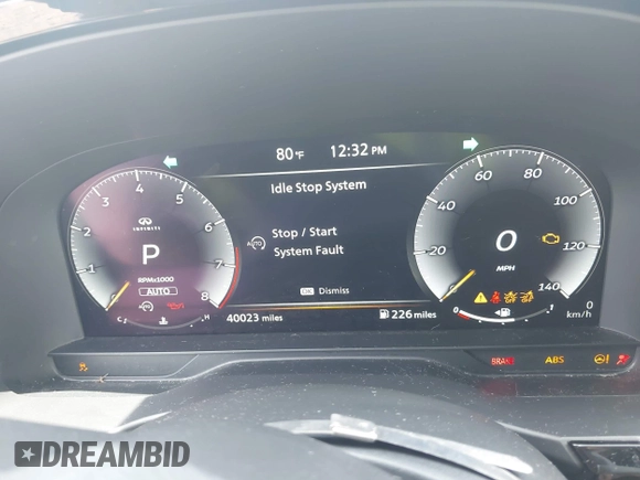 2023 Infiniti QX60 Autograph with VIN 5N1DL1HU6PC374316, listed as a IAAI auction lot 42554850 with 40,023 mi miles and . Bid and sale history available at DreamBid. Image 15.