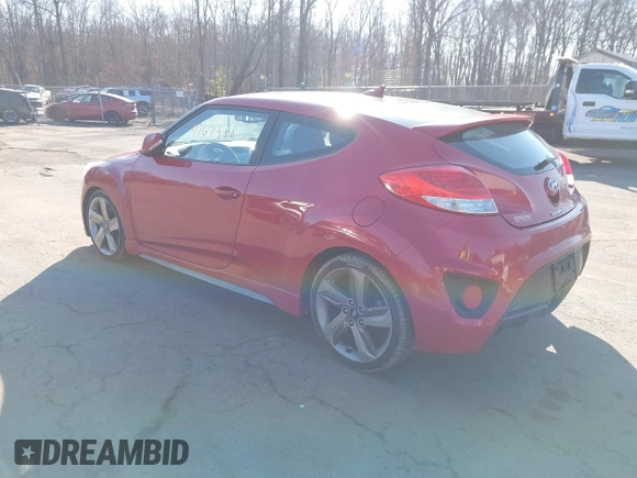 2013 Hyundai Veloster Turbo with VIN KMHTC6AE3DU135145, listed as a IAAI auction lot 41767388 with 162,234 mi miles and . Bid and sale history available at DreamBid. Image 3.