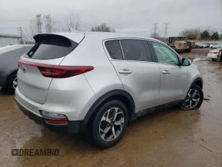 2020 Kia Sportage LX with VIN KNDPM3AC2L7806978, listed as a Copart auction lot 46620605 with 37,842 mi miles and Salvage Title. Bid and sale history available at carsss.com. Image 3.