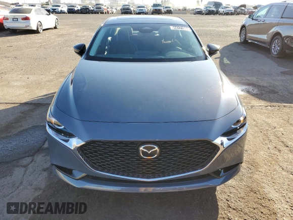 2025 Mazda 3 S Carbon Edition with VIN 3MZBPBCM7SM458520, listed as a Copart auction lot 44171065 with 2,214 mi miles and Clean Title. Bid and sale history available at DreamBid. Image 5.