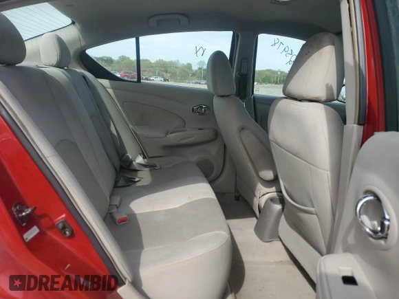 2014 Nissan Versa SV with VIN 3N1CN7AP3EL833520, listed as a Copart auction lot 53958325 with 98,192 mi miles and Salvage Title. Bid and sale history available at DreamBid. Image 10.