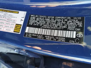 2024 Toyota Prius LE with VIN JTDADABU4R3010217, listed as a Copart auction lot 49349325 with 11,933 mi miles and Salvage Title. Bid and sale history available at carsss.com. Image 13.