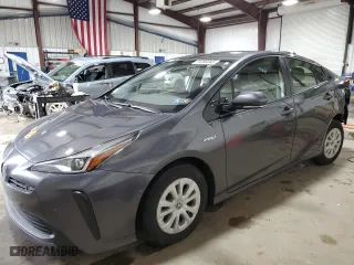 2020 Toyota Prius L Eco with VIN JTDKARFU5L3112509, listed as a Copart auction lot 51268045 with 63,696 mi miles and Salvage Title. Bid and sale history available at carsss.com. Image 1.