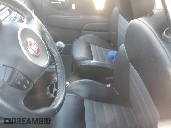 2013 FIAT 500 Turbo with VIN 3C3CFFHH5DT607243, listed as a Copart auction lot 84547324 with 0 mi miles and Salvage Title. Bid and sale history available at carsss.com. Image 8.
