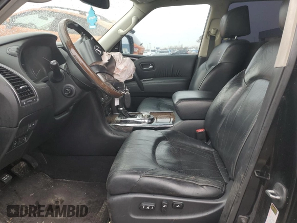 2012 Infiniti QX56 8-passenger with VIN JN8AZ2NC6C9317259, listed as a Copart auction lot 47020405 with 245,235 mi miles and Non Repairable. Bid and sale history available at carsss.com. Image 7.