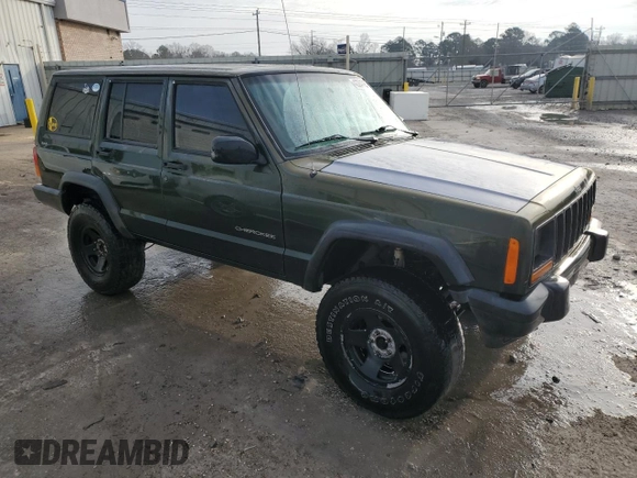 1997 Jeep Cherokee SE with VIN 1J4FJ28S5VL551419, listed as a Copart auction lot 42241185 with 239,699 mi miles and Salvage Title. Bid and sale history available at carsss.com. Image 4.