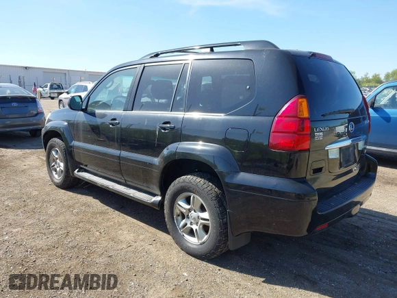 2004 Lexus GX 470 with VIN JTJBT20X440048953, listed as a IAAI auction lot 42242448 with 212,984 mi miles and . Bid and sale history available at DreamBid. Image 3.