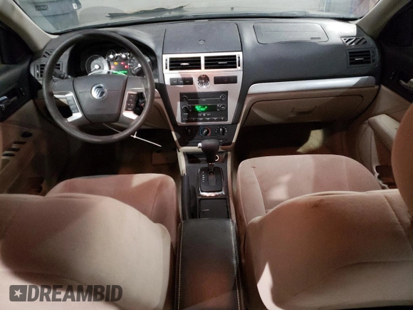 2006 Mercury Milan with VIN 3MEFM07Z06R655446, listed as a Copart auction lot 43464885 with 124,439 mi miles and Salvage title. Bid and sale history available at DreamBid. Image 8.