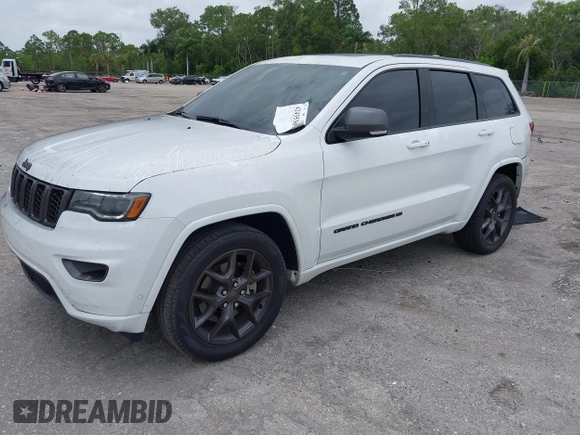 2021 Jeep Grand Cherokee Limited X z VIN 1C4RJEBG4MC679562, wystawiony jako IAAI lot #42435369 z przebiegiem 36 195 mil mil oraz . Historia ofert i sprzedaży dostępna na DreamBid. Obrazek 17.