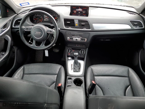 2016 Audi Q3 Premium Plus with VIN WA1BFCFS9GR005327, listed as a Copart auction lot 50389585 with 105,616 mi miles and Salvage Title. Bid and sale history available at carsss.com. Image 8.