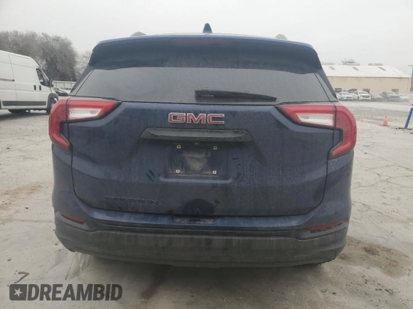 2022 GMC Terrain SLE with VIN 3GKALMEV6NL177075, listed as a Copart auction lot 45556015 with 69,324 mi miles and Salvage Title. Bid and sale history available at carsss.com. Image 6.