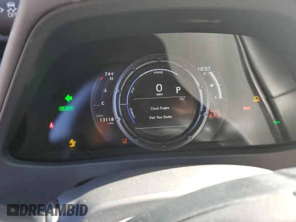 2022 Lexus UX 250h F Sport with VIN JTHE9JBH2N2062143, listed as a Copart auction lot 77345634 with 13,118 mi miles and Salvage Title. Bid and sale history available at DreamBid. Image 9.