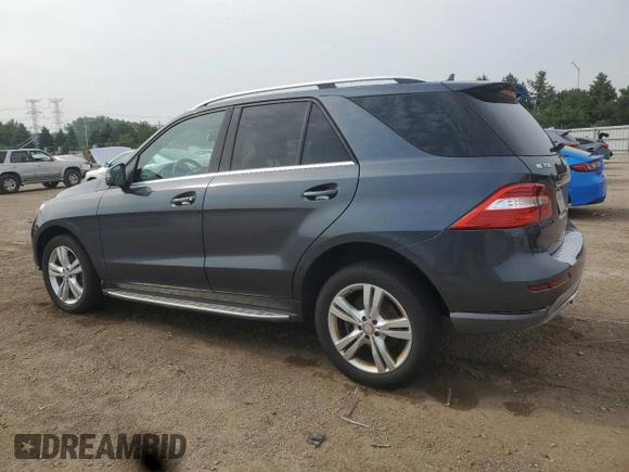 2014 Mercedes-Benz M 350 with VIN 4JGDA5HB9EA273288, listed as a Copart auction lot 59488055 with 105,471 mi miles and Salvage title. Bid and sale history available at DreamBid. Image 2.