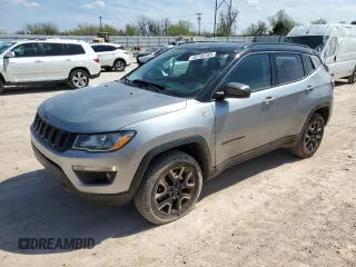 2019 Jeep Compass Trailhawk with VIN 3C4NJDDB2KT739673, listed as a Copart auction lot 50706385 with 106,987 mi miles and Non Repairable. Bid and sale history available at DreamBid. Image 1.