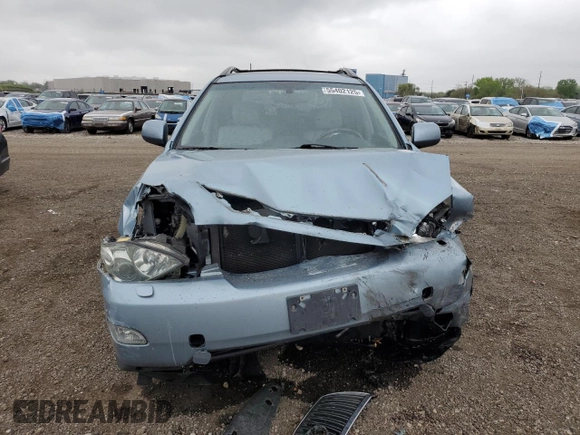 2005 Lexus RX 330 z VIN 2T2HA31U65C056567, wystawiony jako Copart lot #55402125 z przebiegiem Nie podano mil oraz Szkoda całkowita • Salvage title. Historia ofert i sprzedaży dostępna na DreamBid. Obrazek 5.