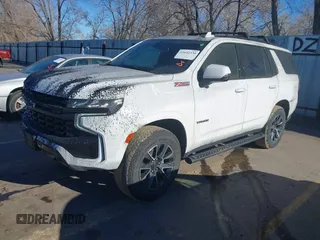 2024 Chevrolet Tahoe Z71 with VIN 1GNSKPKD9RR120410, listed as a IAAI auction lot 41642330 with 26,079 mi miles and . Bid and sale history available at DreamBid. Image 2.