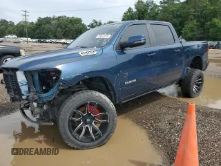 2023 Ram 1500 Big Horn with VIN 1C6SRFFT3PN589567, listed as a Copart auction lot 55647045 with 9,162 mi miles and Salvage title. Bid and sale history available at DreamBid. Image 1.
