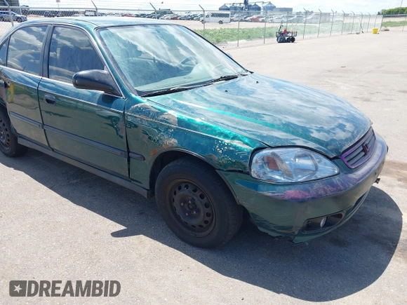 1999 Honda Civic LX z VIN 1HGEJ6672XL044666, wystawiony jako IAAI lot #42343700 z przebiegiem 144 445 mil mil oraz . Historia ofert i sprzedaży dostępna na DreamBid. Obrazek 6.