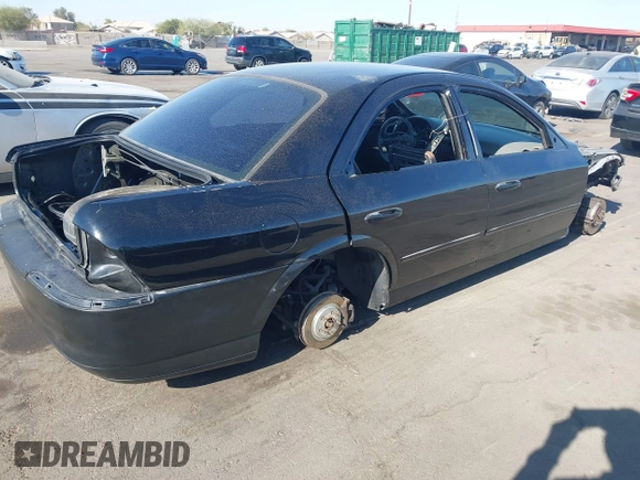 2003 Lincoln LS with VIN 1LNHM86S43Y663880, listed as a IAAI auction lot 41373489 with 1 mi miles. Bid and sale history available at carsss.com. Image 4.