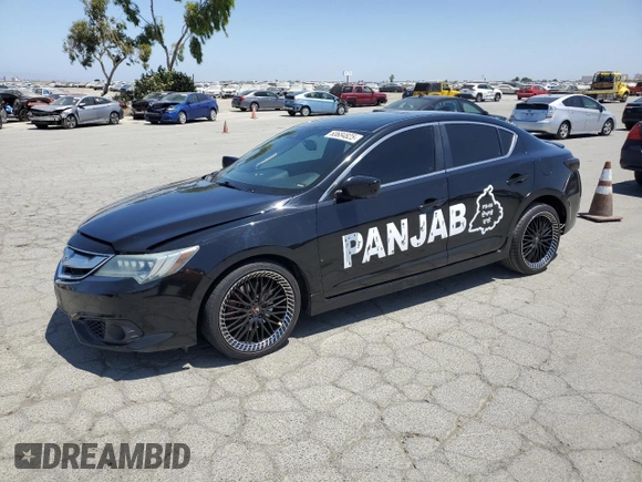 2016 Acura ILX Premium with VIN 19UDE2F88GA004976, listed as a Copart auction lot 60684825 with 109,141 mi miles and Salvage title. Bid and sale history available at DreamBid. Image 1.