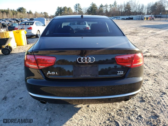 2014 Audi A8 L 3.0L TDI with VIN WAURMAFDXEN000638, listed as a Copart auction lot 78778314 with 146,415 mi miles and Clean Title. Bid and sale history available at carsss.com. Image 6.