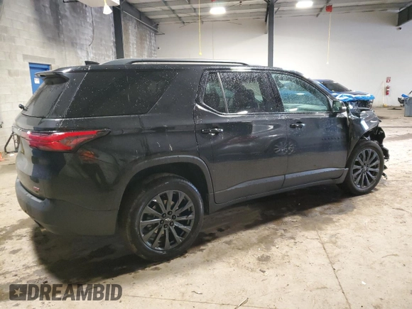 2023 Chevrolet Traverse RS z VIN 1GNEVJKW1PJ299590, wystawiony jako Copart lot #57534665 z przebiegiem 38 357 mil mil oraz Szkoda całkowita • Salvage title. Historia ofert i sprzedaży dostępna na DreamBid. Obrazek 3.