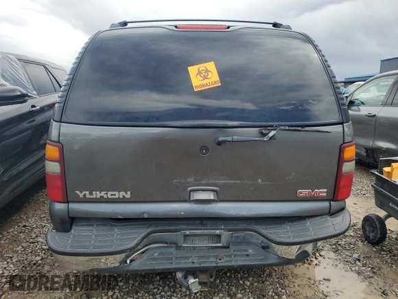2002 GMC Yukon SLT with VIN 1GKEK13Z42J275369, listed as a Copart auction lot 71687544 with 0 mi miles and Salvage Title. Bid and sale history available at carsss.com. Image 6.