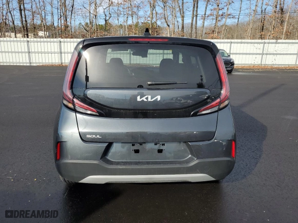 2025 Kia Soul LX with VIN KNDJ23AU8S7249190, listed as a Copart auction lot 50577675 with 8,710 mi miles and Clean Title. Bid and sale history available at carsss.com. Image 6.