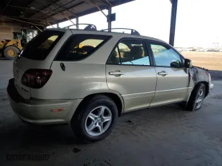1999 Lexus RX 300 Luxury SUV with VIN JT6HF10U1X0045220, listed as a Copart auction lot 80391434 with 0 mi miles and Salvage Title. Bid and sale history available at carsss.com. Image 3.