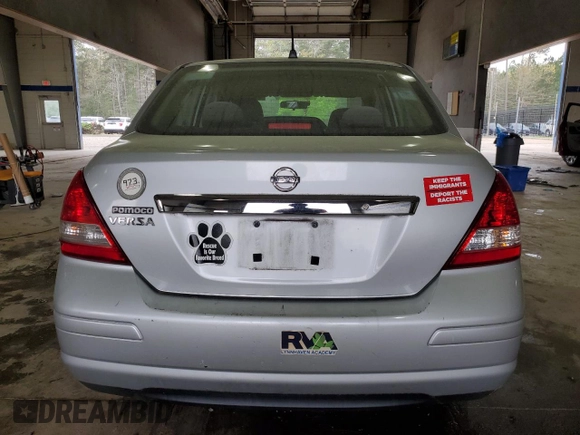 2008 Nissan Versa 1.8 S with VIN 3N1BC11E08L401145, listed as a Copart auction lot 51875515 with 152,197 mi miles and Salvage Title. Bid and sale history available at carsss.com. Image 6.