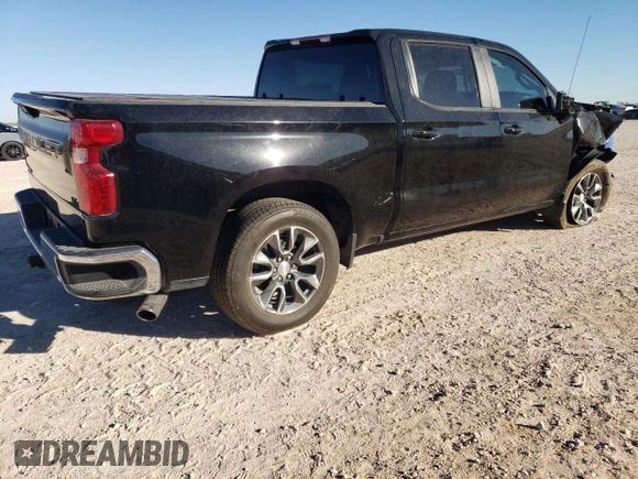 2023 Chevrolet Silverado 1500 LT with VIN 3GCPACEK3PG188655, listed as a Copart auction lot 80369134 with 13,953 mi miles and Salvage Title. Bid and sale history available at DreamBid. Image 3.