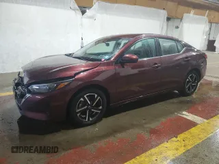 2024 Nissan Sentra SV z VIN 3N1AB8CV2RY339689, wystawiony jako Copart lot #58989255 z przebiegiem 21 366 mil mil oraz Czysty tytuł • Clean title. Historia ofert i sprzedaży dostępna na DreamBid. Obrazek 1.