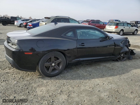 2015 Chevrolet Camaro LS with VIN 2G1FA1E33F9232633, listed as a Copart auction lot 83480064 with 64686 miles and Salvage Title. Bid and sale history available at carsss.com. Image 3.