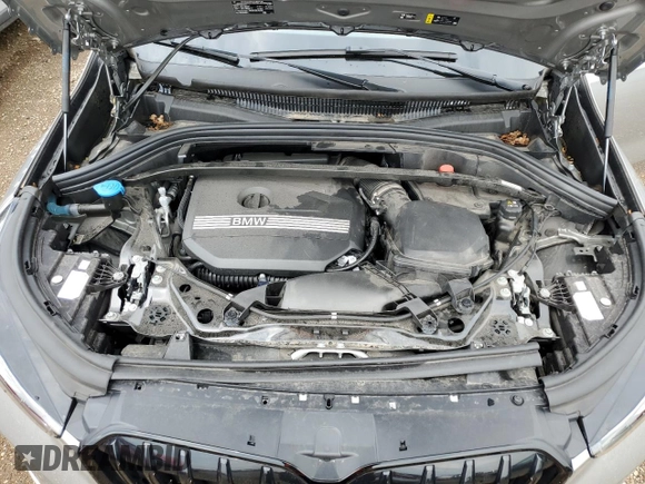 2023 BMW X1 xDrive28i with VIN WBX73EF07P5X69766, listed as a Copart auction lot 62490105 with 9,193 mi miles and Salvage title. Bid and sale history available at DreamBid. Image 12.