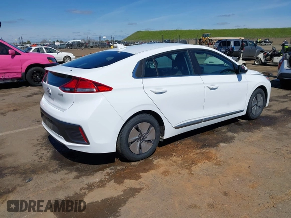2022 Hyundai Ioniq SE with VIN KMHC75LC1NU268983, listed as a IAAI auction lot 41851313 with 34,865 mi miles and . Bid and sale history available at DreamBid. Image 4.
