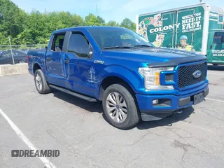 2018 Ford F-150 XL with VIN 1FTEW1EP0JFE00476, listed as a IAAI auction lot 42330626 with 130,355 mi miles and . Bid and sale history available at DreamBid. Image 1.