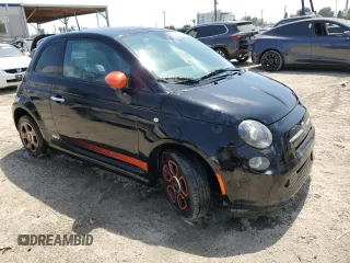 2015 FIAT 500e with VIN 3C3CFFGE8FT507311, listed as a Copart auction lot 62028985 with 59,608 mi miles and Clean title. Bid and sale history available at DreamBid. Image 4.