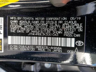 2019 Toyota Corolla Hatchback SE with VIN JTNK4RBE3K3061043, listed as a Copart auction lot 61609844 with 46,136 mi miles and Salvage Title. Bid and sale history available at carsss.com. Image 14.