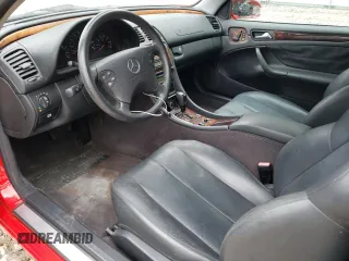 2002 Mercedes-Benz CLK 320/430 with VIN WDBLK65G02T114516, listed as a Copart auction lot 70672914 with 51,844 mi miles and Salvage Title. Bid and sale history available at DreamBid. Image 8.