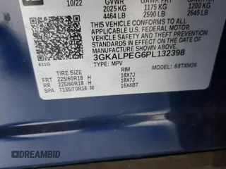 2023 GMC Terrain SLT with VIN 3GKALPEG6PL132398, listed as a Copart auction lot 56940685 with Not provided miles and Salvage title. Bid and sale history available at DreamBid. Image 13.