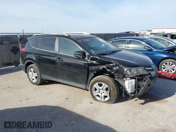 2015 Toyota RAV4 LE with VIN 2T3BFREV6FW366890, listed as a IAAI auction lot 41730097 with 45,920 mi miles. Bid and sale history available at carsss.com. Image 1.