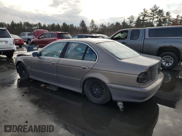 2003 BMW 5 Series 530iA with VIN WBADT63493CK31392, listed as a Copart auction lot 77869504 with 0 mi miles and Salvage Title. Bid and sale history available at carsss.com. Image 2.