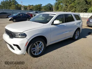 2022 Dodge Durango GT Plus with VIN 1C4RDJDG4NC205948, listed as a Copart auction lot 75867294 with 68,612 mi miles and Salvage title. Bid and sale history available at DreamBid. Image 1.