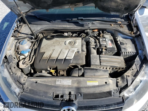 2014 Volkswagen Jetta SportWagen TDI w/Sunroof & Nav with VIN 3VWPL7AJ9EM613693, listed as a Copart auction lot 75478634 with 243,572 mi miles and Clean Title. Bid and sale history available at carsss.com. Image 11.