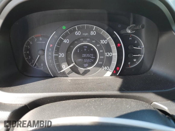 2014 Honda CR-V LX with VIN 5J6RM3H31EL040762, listed as a Copart auction lot 52512075 with 83,509 mi miles and Salvage Title. Bid and sale history available at carsss.com. Image 9.