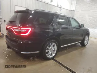 2018 Dodge Durango Citadel Anodized Platinum with VIN 1C4RDJEGXJC182877, listed as a Copart auction lot 83068134 with 84,545 mi miles and Salvage title. Bid and sale history available at DreamBid. Image 3.