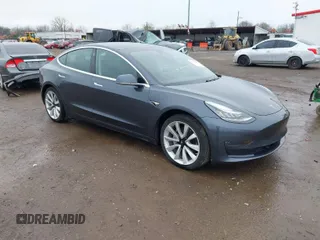 2019 Tesla Model 3 Long Range with VIN 5YJ3E1EB3KF469294, listed as a IAAI auction lot 41952407 with 51,711 mi miles. Bid and sale history available at carsss.com. Image 1.