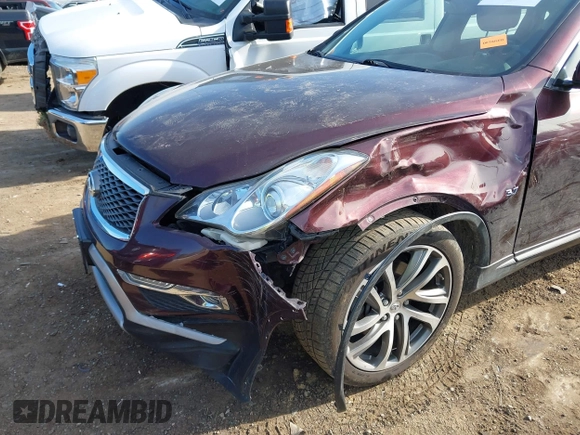 2017 Infiniti QX50 z VIN JN1BJ0RR0HM404916, wystawiony jako IAAI lot #42096621 z przebiegiem 117 816 mil mil oraz . Historia ofert i sprzedaży dostępna na DreamBid. Obrazek 6.