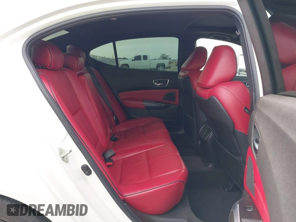 2019 Acura TLX w/A-Spec Pkg with VIN 19UUB1F60KA006344, listed as a IAAI auction lot 41429268 with 113,805 mi miles. Bid and sale history available at carsss.com. Image 8.