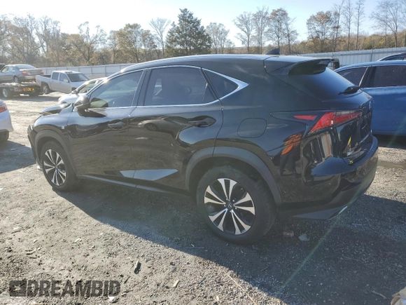 2021 Lexus NX with VIN JTJSARDZ1M2255492, listed as a Copart auction lot 82323924 with 48,211 mi miles and Salvage Title. Bid and sale history available at carsss.com. Image 2.